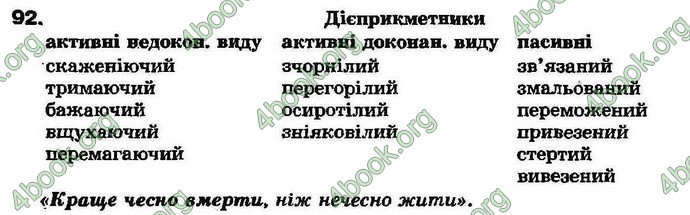 Ответы Українська мова 7 клас Ворон 2007