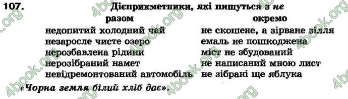 Ответы Українська мова 7 клас Ворон 2007