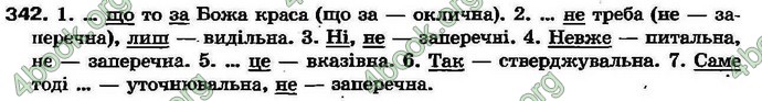 Ответы Українська мова 7 клас Ворон 2007