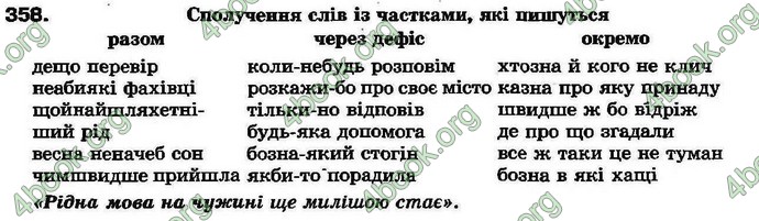 Ответы Українська мова 7 клас Ворон 2007