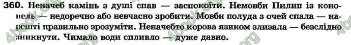 Ответы Українська мова 7 клас Ворон 2007