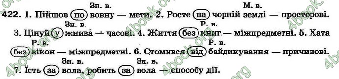 Ответы Українська мова 7 клас Ворон 2007