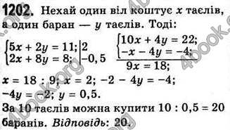 Відповіді Алгебра 7 клас Бевз 2007