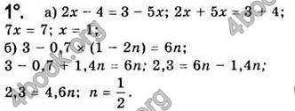 Відповіді Алгебра 7 клас Бевз 2007