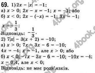  Відповіді Алгебра 7 клас Мерзляк 2008 (Укр.)