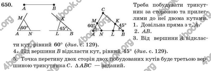 Відповіді Геометрія 7 клас Істер 2007. ГДЗ