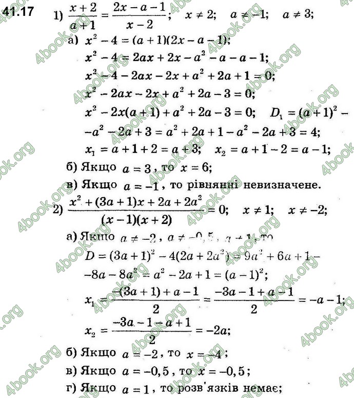 Відповіді Алгебра 8 клас Мерзляк (Погл.). ГДЗ