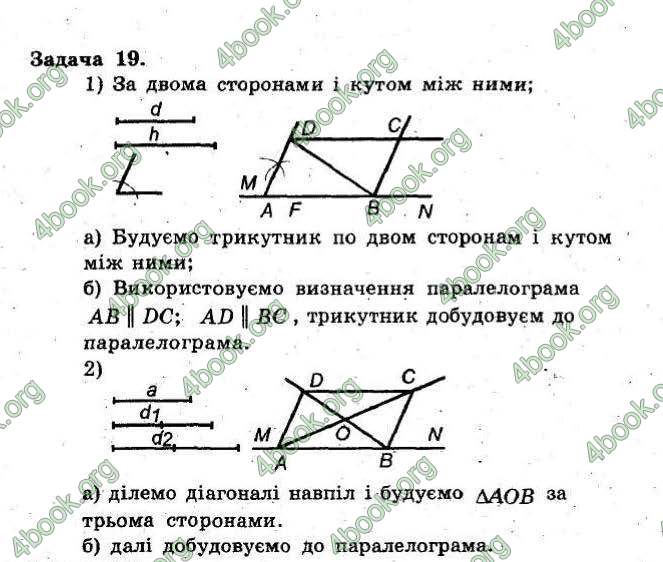 Відповіді Збірник Геометрія 8 клас Мерзляк 2009. ГДЗ