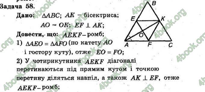 Відповіді Збірник Геометрія 8 клас Мерзляк 2009. ГДЗ