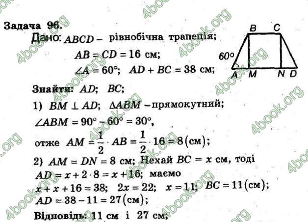 Відповіді Збірник Геометрія 8 клас Мерзляк 2009. ГДЗ