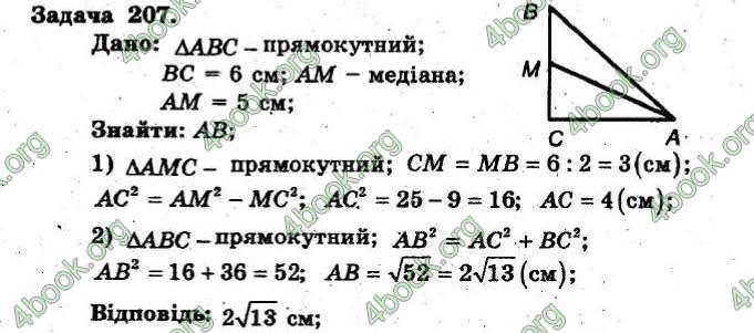 Відповіді Збірник Геометрія 8 клас Мерзляк 2009. ГДЗ