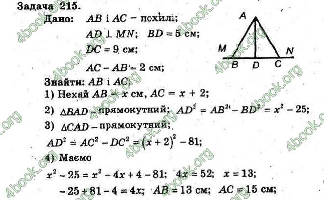 Відповіді Збірник Геометрія 8 клас Мерзляк 2009. ГДЗ