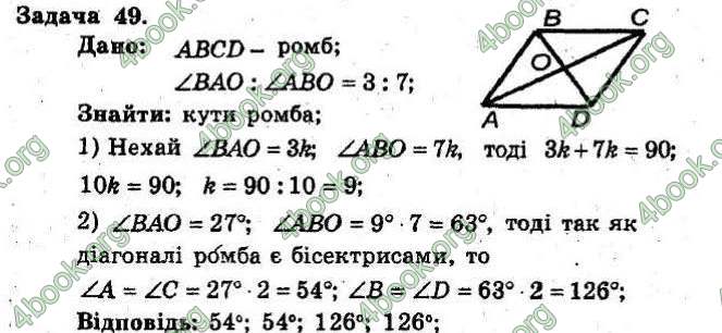 Відповіді Збірник Геометрія 8 клас Мерзляк 2009. ГДЗ