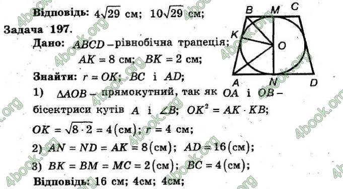 Відповіді Збірник Геометрія 8 клас Мерзляк 2009. ГДЗ