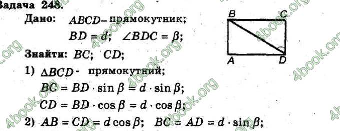 Відповіді Збірник Геометрія 8 клас Мерзляк 2009. ГДЗ