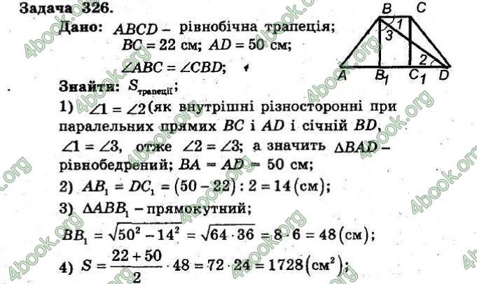 Відповіді Збірник Геометрія 8 клас Мерзляк 2009. ГДЗ