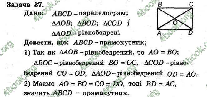 Відповіді Збірник Геометрія 8 клас Мерзляк 2009. ГДЗ