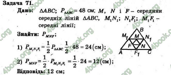 Відповіді Збірник Геометрія 8 клас Мерзляк 2009. ГДЗ
