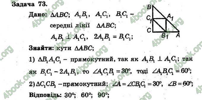 Відповіді Збірник Геометрія 8 клас Мерзляк 2009. ГДЗ