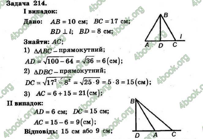 Відповіді Збірник Геометрія 8 клас Мерзляк 2009. ГДЗ