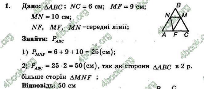 Відповіді Збірник Геометрія 8 клас Мерзляк 2009. ГДЗ