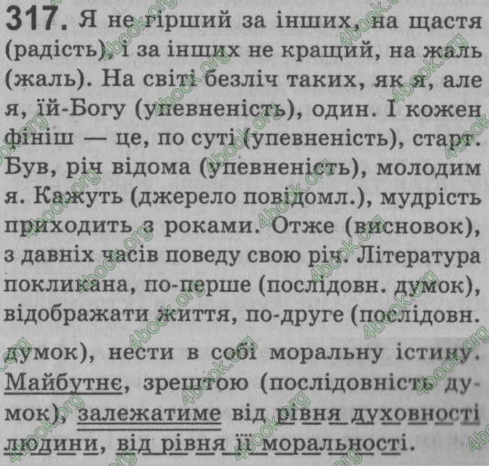 Відповіді Рідна мова 8 клас Глазова 2008. ГДЗ