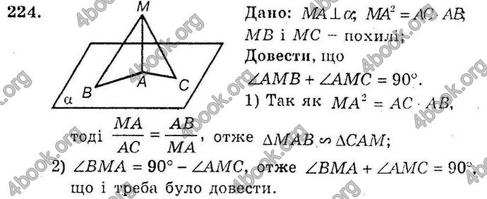 Відповіді Збірник Геометрія 10 клас Мерзляк. ГДЗ