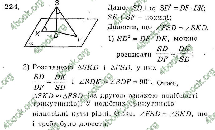 Відповіді Збірник Геометрія 10 клас Мерзляк. ГДЗ