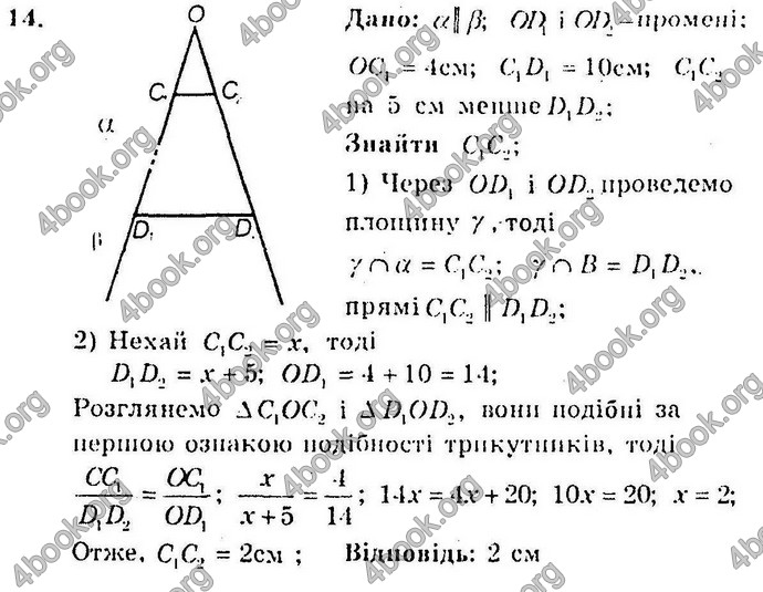 Відповіді Збірник Геометрія 10 клас Мерзляк. ГДЗ