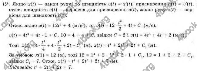 Відповіді Алгебра 11 клас Нелін. ГДЗ