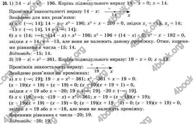 Відповіді Алгебра 11 клас Нелін. ГДЗ