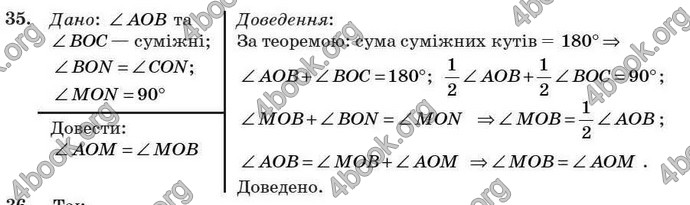 Відповіді Геометрія 7 клас Бурда 2008