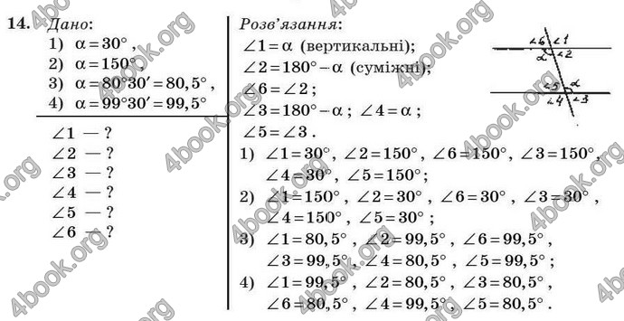 Відповіді Геометрія 7 клас Бурда 2008