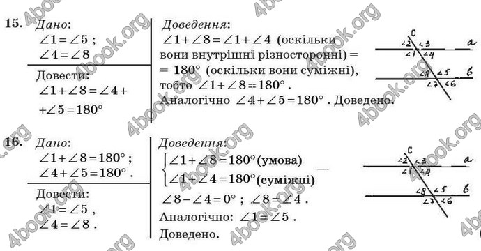 Відповіді Геометрія 7 клас Бурда 2008