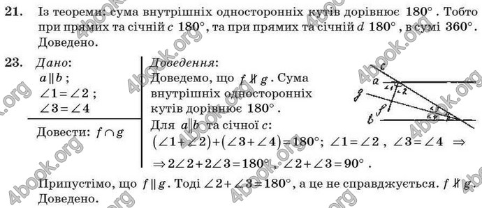 Відповіді Геометрія 7 клас Бурда 2008