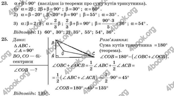 Відповіді Геометрія 7 клас Бурда 2008