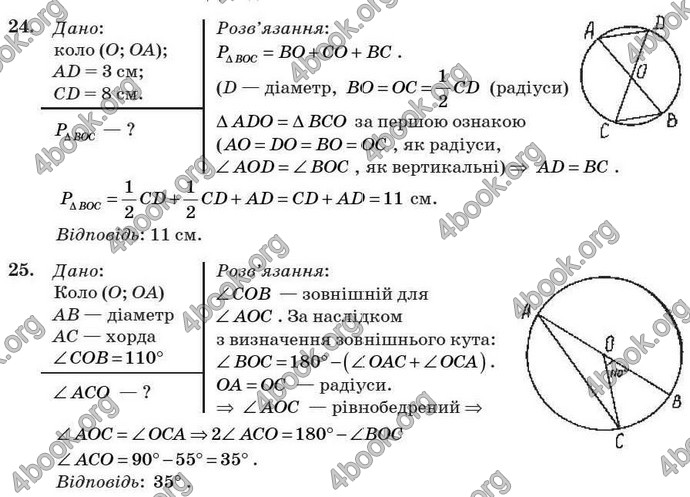 Відповіді Геометрія 7 клас Бурда 2008