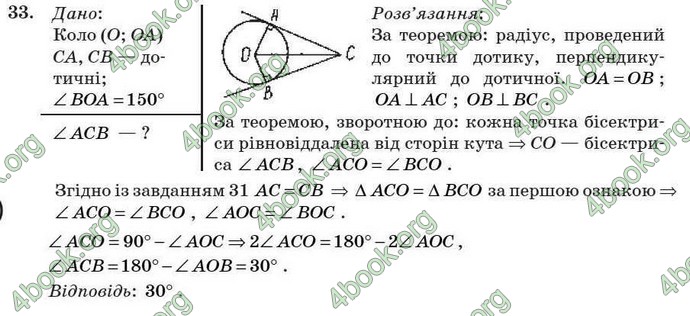 Відповіді Геометрія 7 клас Бурда 2008