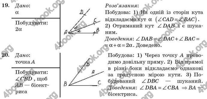 Відповіді Геометрія 7 клас Бурда 2008