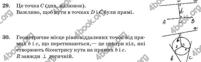 Відповіді Геометрія 7 клас Бурда 2008