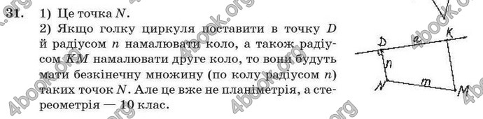 Відповіді Геометрія 7 клас Бурда 2008