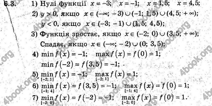 Відповіді Алгебра 9 клас Мерзляк (Погл.) 2009. ГДЗ