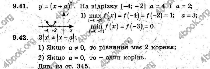 Відповіді Алгебра 9 клас Мерзляк (Погл.) 2009. ГДЗ