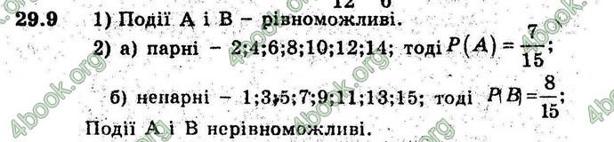 Відповіді Алгебра 9 клас Мерзляк (Погл.) 2009. ГДЗ