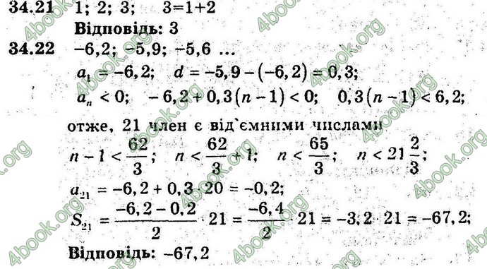 Відповіді Алгебра 9 клас Мерзляк (Погл.) 2009. ГДЗ