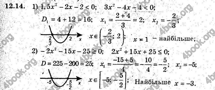 Відповіді Алгебра 9 клас Мерзляк (Погл.) 2009. ГДЗ