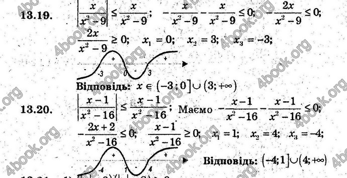 Відповіді Алгебра 9 клас Мерзляк (Погл.) 2009. ГДЗ