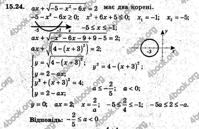 Відповіді Алгебра 9 клас Мерзляк (Погл.) 2009. ГДЗ