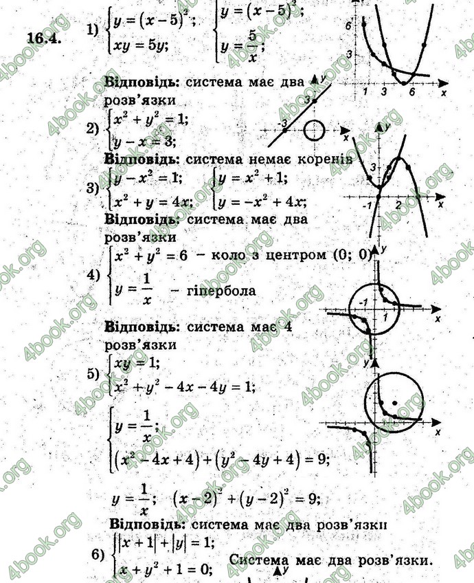 Відповіді Алгебра 9 клас Мерзляк (Погл.) 2009. ГДЗ