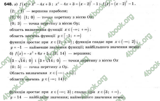 Відповіді Алгебра 9 клас Мальований 2009. ГДЗ